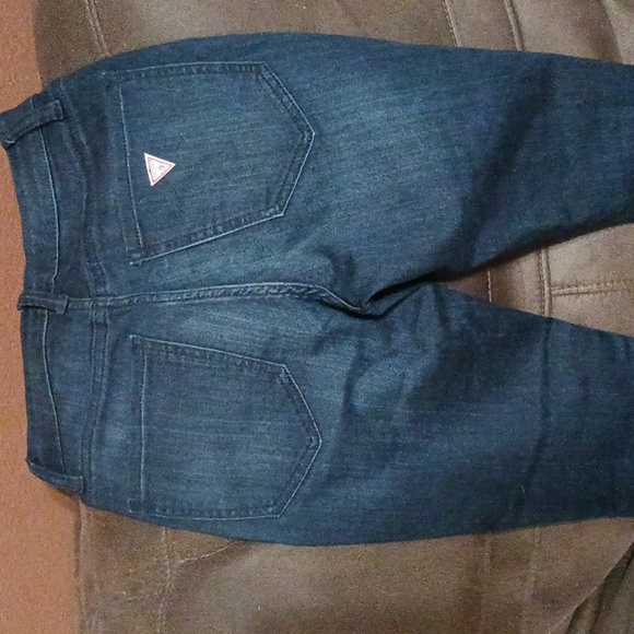 Guess jeans, high rise skinny, size 24, navy - Picture 3 of 4